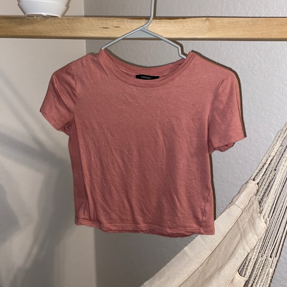 Dusty pink crop top - Picture 1 of 3